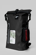 NOMAD ROLL — Black Roll-Top Waterproof Backpack