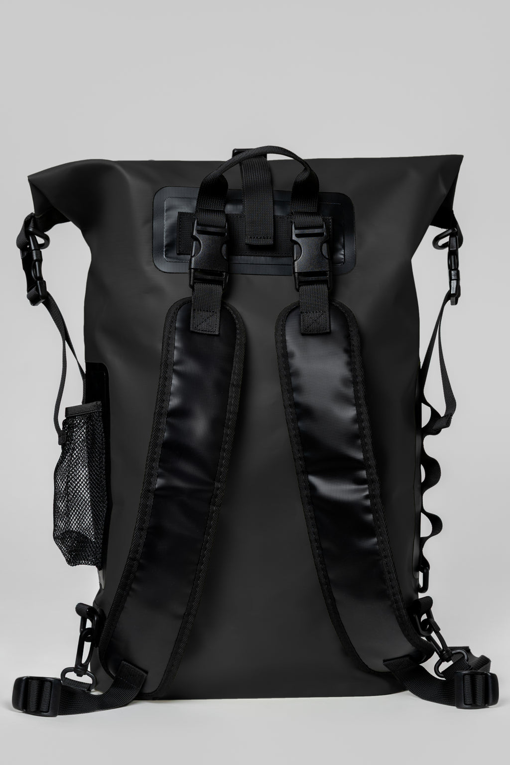 NOMAD ROLL — Black Roll-Top Waterproof Backpack