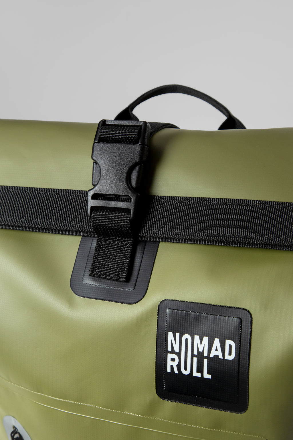 NOMAD ROLL — Olive Green Roll-Top Waterproof Backpack
