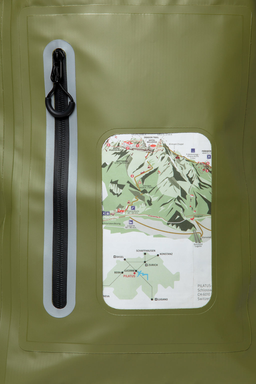 NOMAD ROLL — Olive Green Roll-Top Waterproof Backpack